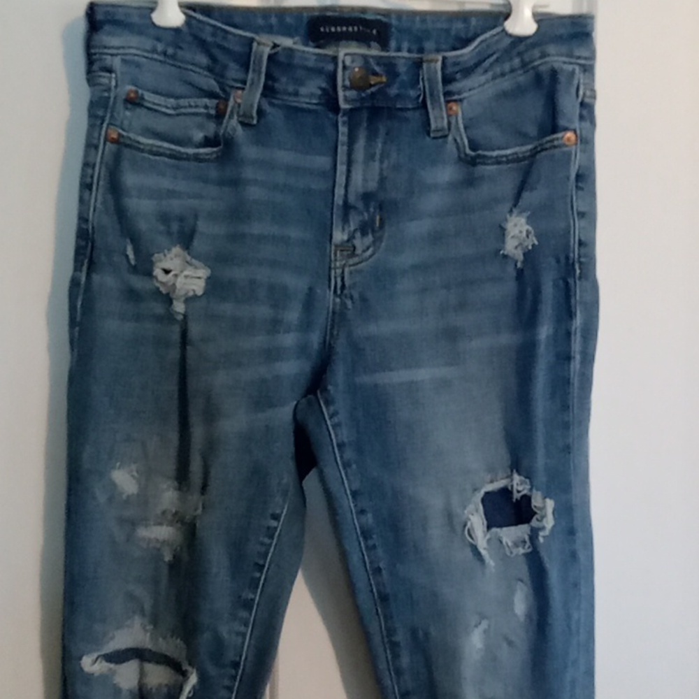 Aeropostale Men's Skinny Jeans - Faded Blue - Picture 3 of 8